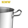 KMW捍卫者304不锈钢加厚复底深汤大容量锅24cm 电磁煤气通用