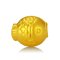蒂蔻 999足金3D硬金胖胖鱼吊坠 黄金项链吊坠