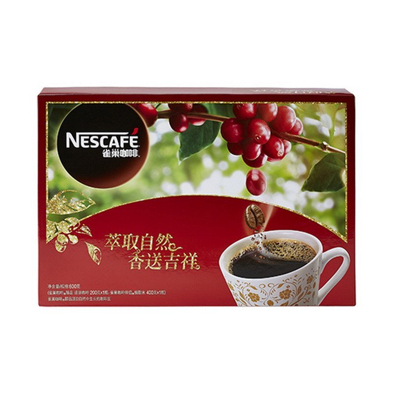 雀巢咖啡礼盒醇品200g+咖啡伴侣400g