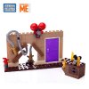 美高CNC81大眼萌小黄人消防队玩具包拼搭积木5+