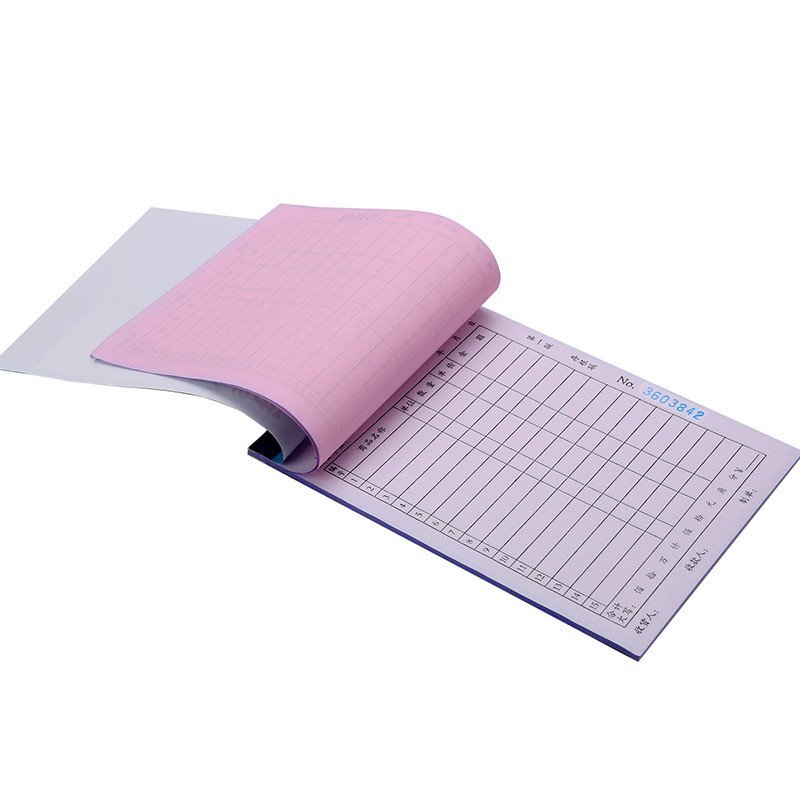 得力办公3495三联无碳复写20组销货清单 复写清淅不退色 10本装