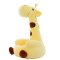 卡通动物熊猫长颈鹿儿童沙发懒人沙发榻榻米座椅毛绒玩具生日礼物 高约75cm 黄色