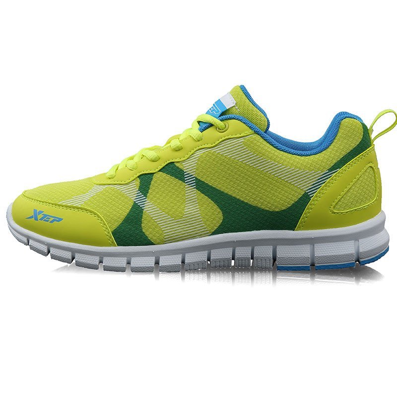 特步男款跑步鞋夏季2016新款运动鞋透气鞋时尚男跑鞋985219119775 39码 绿