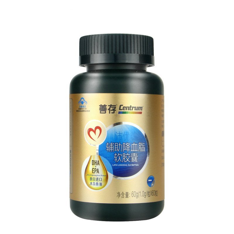 【苏宁自营】善存沛优牌辅助降血脂软胶囊 60g（1.0g*60粒）