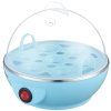 志高（CHIGO）煮蛋器ZDQ208 单层蒸蛋器不锈钢蒸碗蓝色