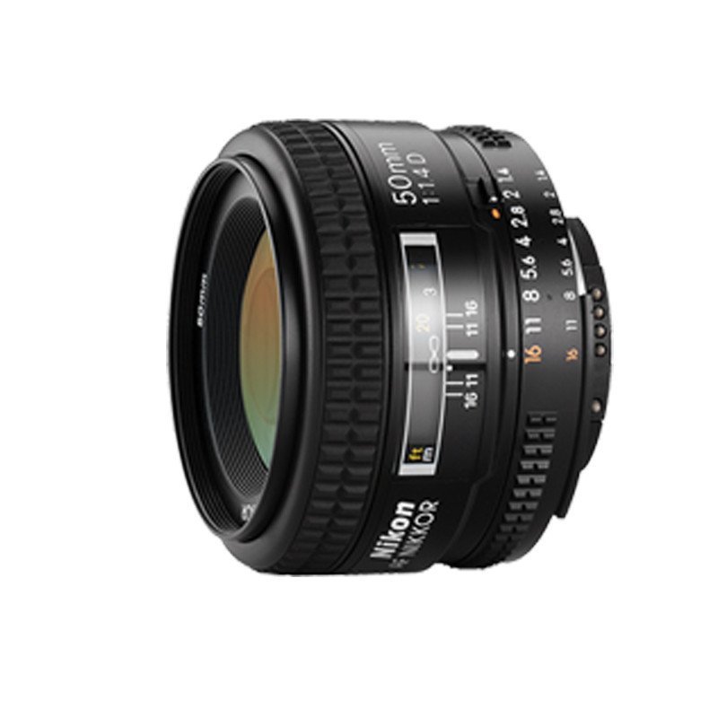 尼康(Nikon) AF 50mm f/1.4D 尼康卡口 52mm口径 标准定焦镜头