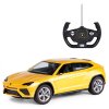 星辉Rastar 遥控车 1:14兰博基尼Urus 充电遥控玩具汽车 USB充电 73060 黄色
