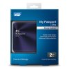 西部数据（WD）My Passport Ultra 金属款 USB3.0 2TB 便携移动硬盘（宝石蓝）WDBEZW0020BBA-CESN