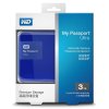 西部数据（WD）My Passport Ultra 升级款 USB3.0 3TB 2.5英寸 移动硬盘（宝石蓝）WDBBKD0030BBL-CESN