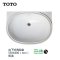 TOTO洁具卫浴 椭圆形台下式洗脸盆LW546B智洁釉面陶瓷洗手盆 白色