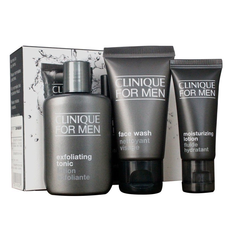 倩碧(CLINIQUE)男士三步曲迷你套装（洁面皂30ml+爽肤水30ml+润肤乳15ml）