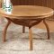 云图家具 实木餐桌橡木圆桌大圆形桌 实木椅组合 餐厅 饭桌 1.8M一桌四椅