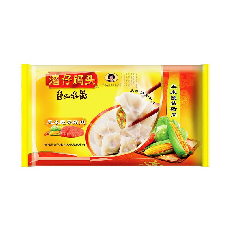 湾仔码头玉米蔬菜猪肉水饺1.32kg