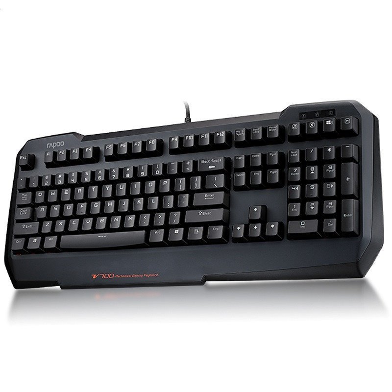 雷柏(rapoo)v700 机械游戏键盘 机械青轴 黑色高清实拍图