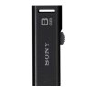 索尼(SONY)USB闪存盘USM8GR/BT黑色 伸缩式USB2.0高速接口精锐系列U盘8G
