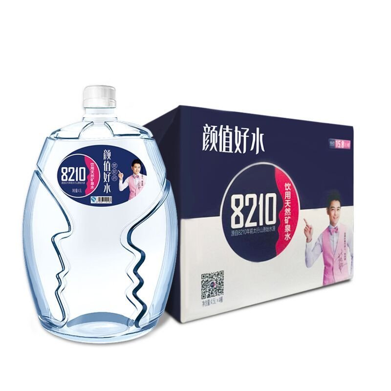 8210饮用天然矿泉水 4.5L*4/箱