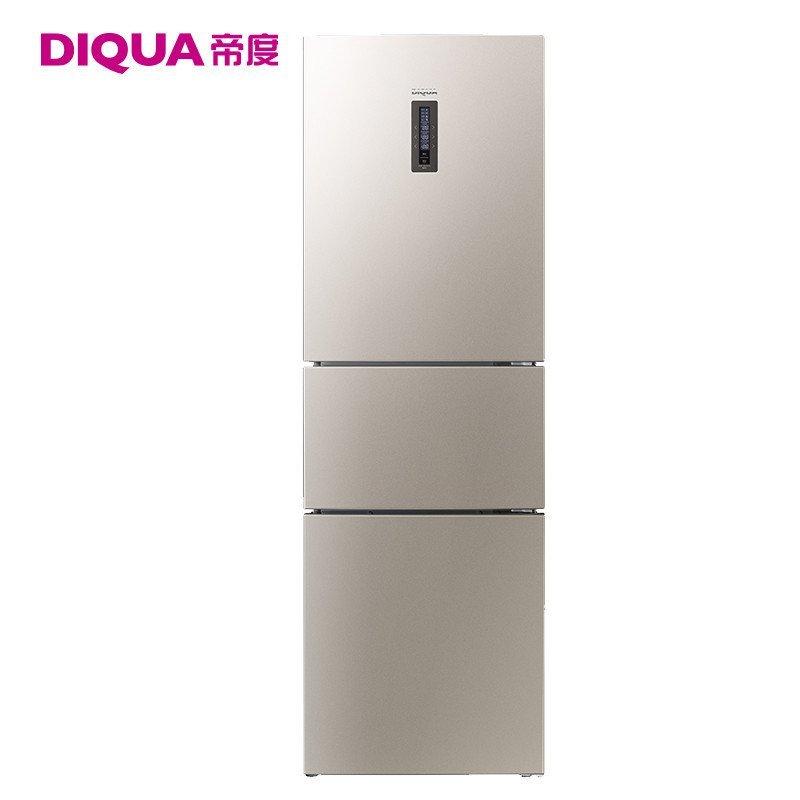 帝度（DIQUA) 249升风冷三门冰箱BCD-249WTEZ（玫瑰金）