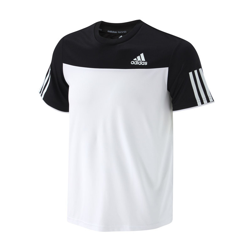 adidas阿迪达斯男装短袖T恤2017新款运动服AI0730 XL 白色