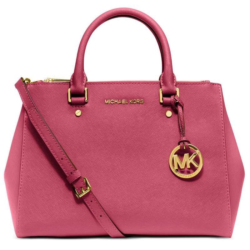 MK 迈克.科尔斯 Michael Kors 杀手包 笑脸包十字纹中号30S4GTVS6L 藏蓝色 郁金香