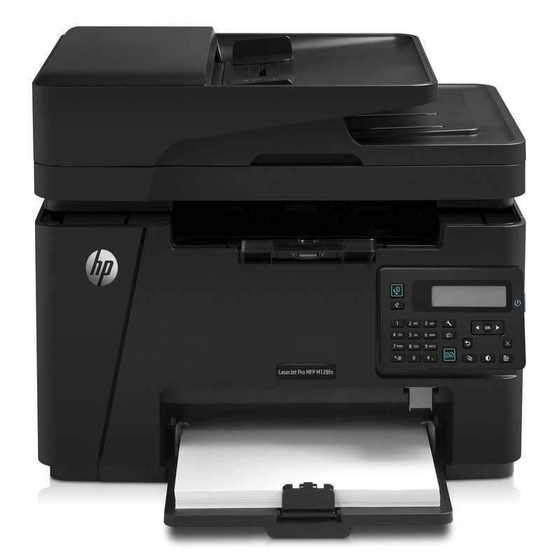 惠普(HP)M128fn复印扫描传真机网络多功能一体机黑白激光云打印机