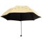 天堂伞 UPF50+遮光黑胶丝印水果三折蘑菇铅笔晴雨伞太阳伞 30074ELCJ 兰绿