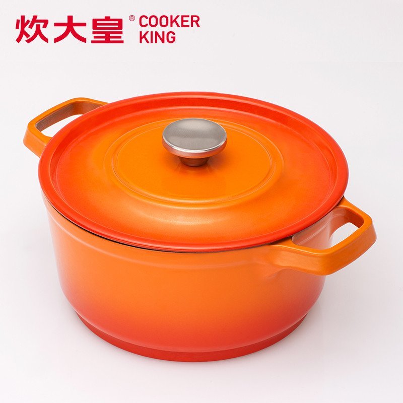 炊大皇(COOKER KING)铁器世家五号 火焰橘 T24ATQ5