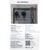 索尔共和国（sol republic）amps 红色 美国潮牌iphone6好搭档 入耳式音乐耳机 带麦可接听电话