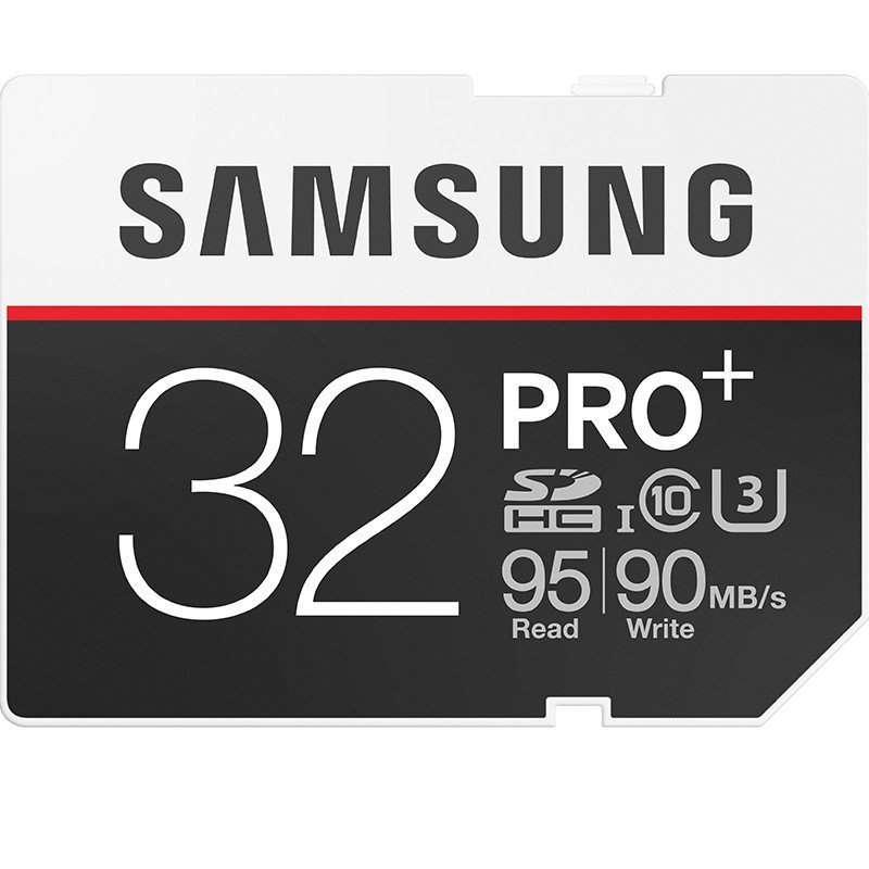 三星（SAMSUNG）SD存储卡 32G（CLASS10 UHS-3 95MB/s）PRO Plus 专业版+