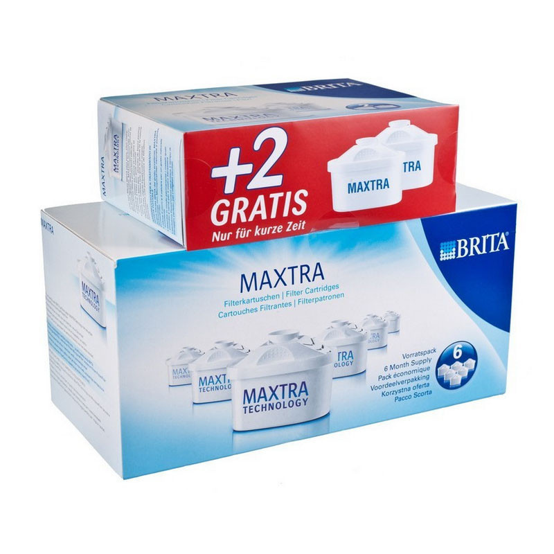 碧然德(BRITA) 二代滤水壶净水器Maxtra滤芯6+2组合装