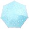 天堂伞（遇水现花）黑胶丝印三折晴雨伞太阳伞 33257E 紫色
