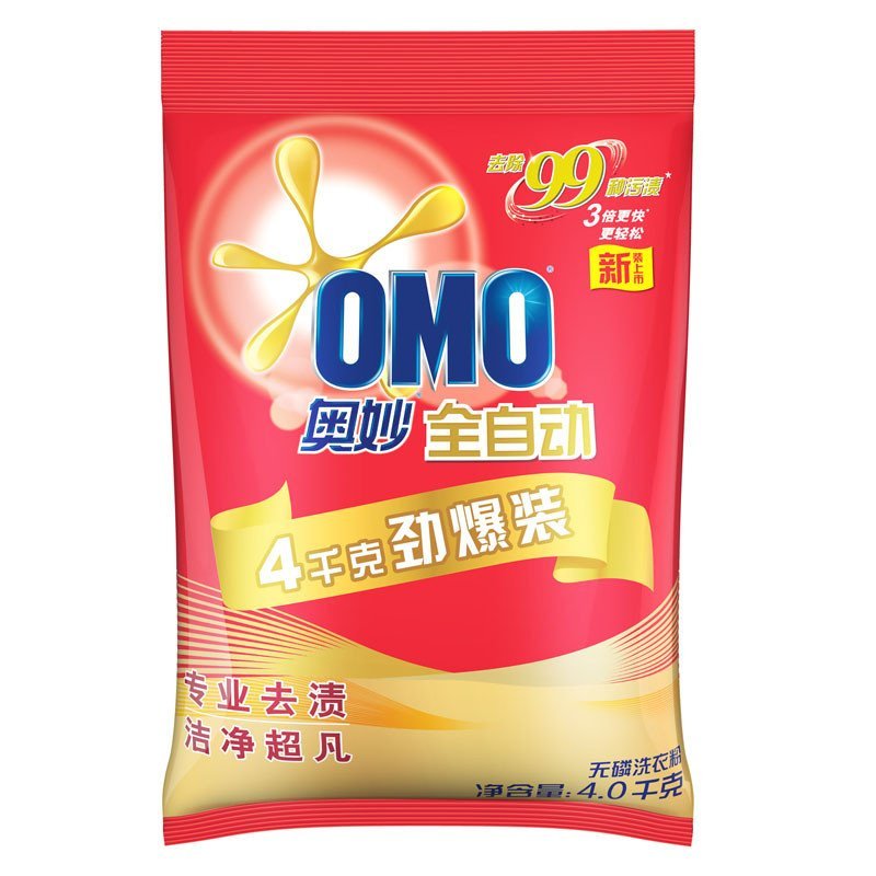 奥妙全自动无磷洗衣粉4kg