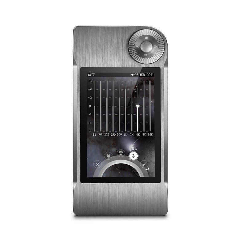 山灵(Shanling) M5 便携HIFI播放器 发烧转轮MP3 深空灰