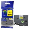 e代 兄弟标签带 12mm标签纸色带 TZe-631 适用兄弟标签机色带 12mm黄底黑字 打印耗材