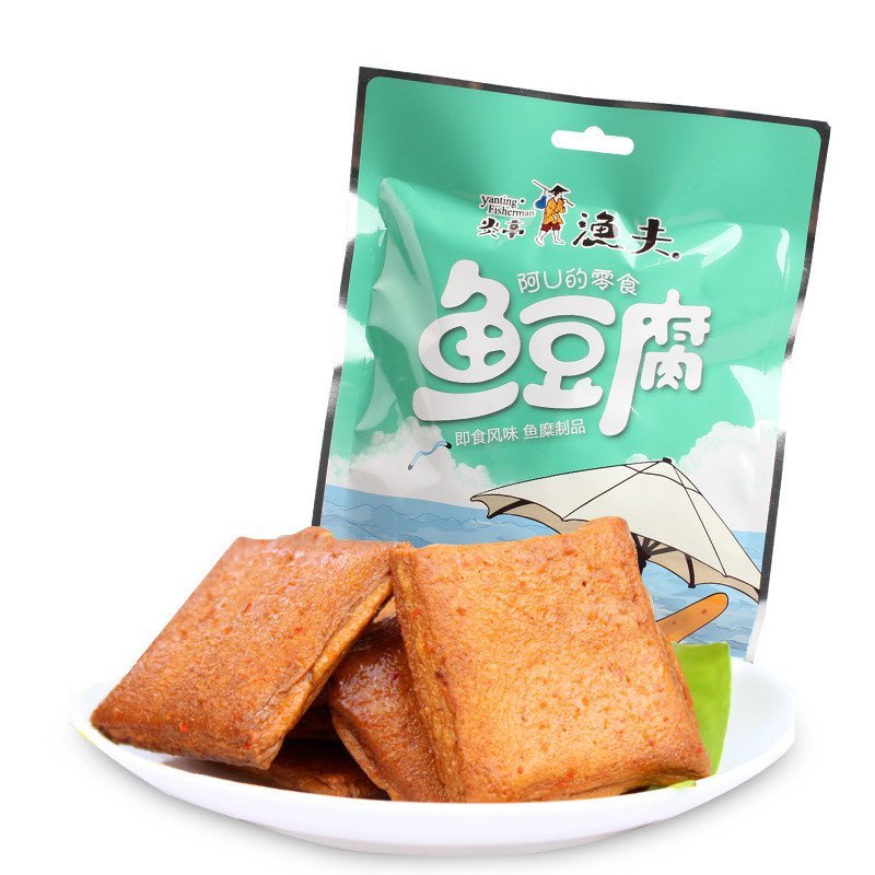 炎亭渔夫 鱼豆腐(烧烤味) 85g/袋