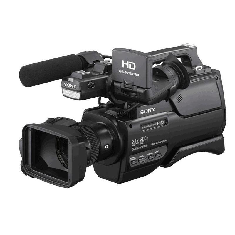 索尼（SONY）HXR-MC2500 专业数码摄像机 肩抗式存储卡高清摄录一体机 约614万像素 3英寸显示屏