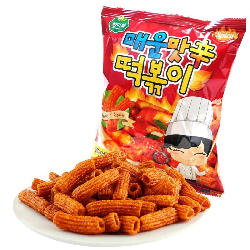 韩美禾 辣味打糕条 110g/袋 韩国进口 【进口食品】
