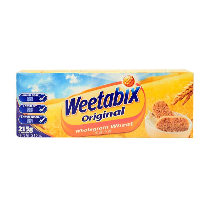 英国原装进口维多麦（Weetabix ）全麦营养早餐小饼 （ 215g）
