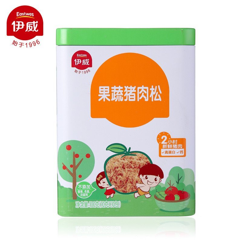 伊威 果蔬猪肉松100g