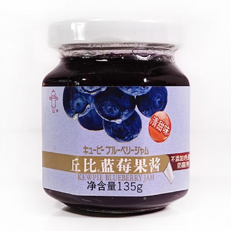 丘比蓝莓果酱清甜味135g