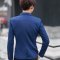 WRSENQL 春夏新款插绒装饰男士小西装小西服韩版修身 L 酒红色