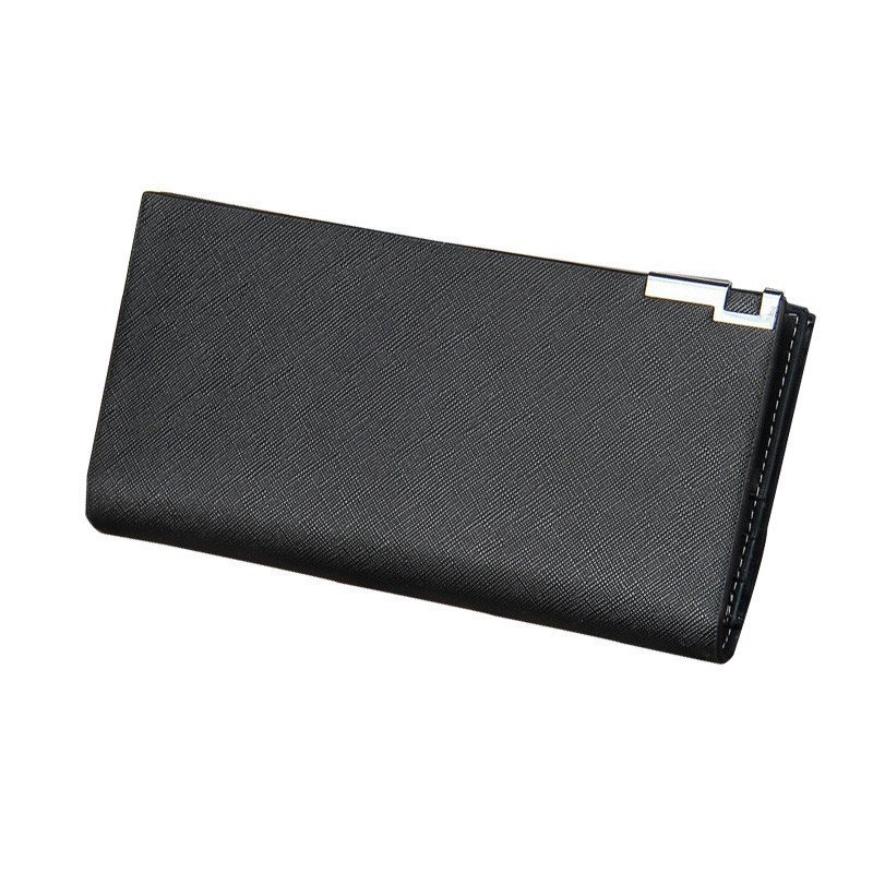 薇思黛 2016新款 时尚潮流男包创意钱包 韩版软皮男士长款超薄钱包钱夹时尚潮流钱包 如图色