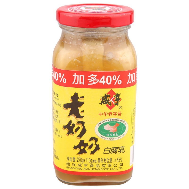咸亨老奶奶白腐乳380g