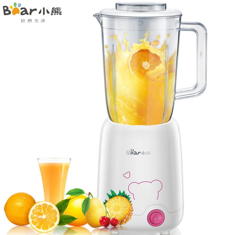 小熊（Bear）料理机LLJ-B08J5 多功能家用榨汁搅拌机 简易一键操作