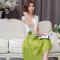 2016夏季新款修身显瘦两件套连衣裙套装棉麻蕾丝女 2XL 蓝色