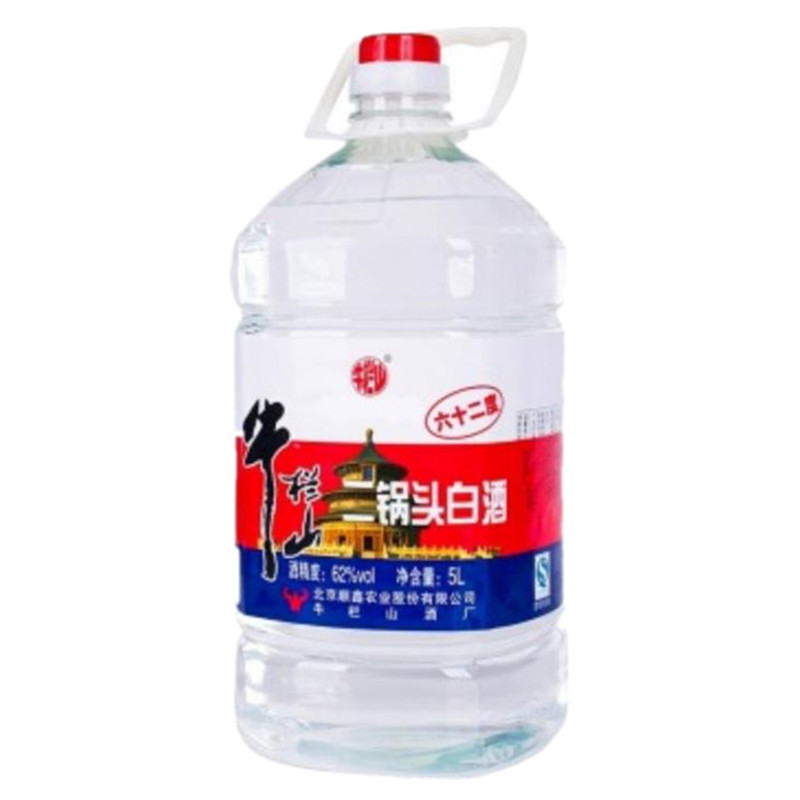 牛栏山 二锅头 大桶 62度 5L 桶装 清香风格白酒