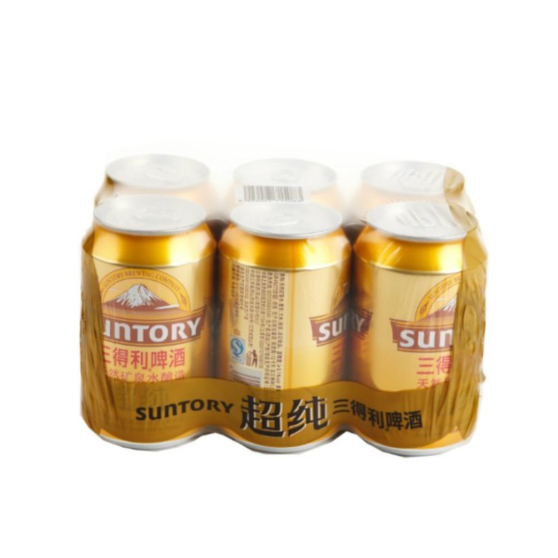 suntory 三得利啤酒 超纯 330ml*6罐 16元(券后6元)