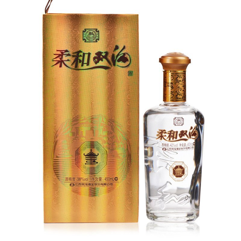 柔和双沟金装38度450ml