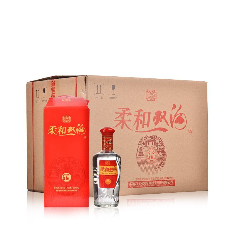柔和双沟红装 42度 450ml*6 整箱装