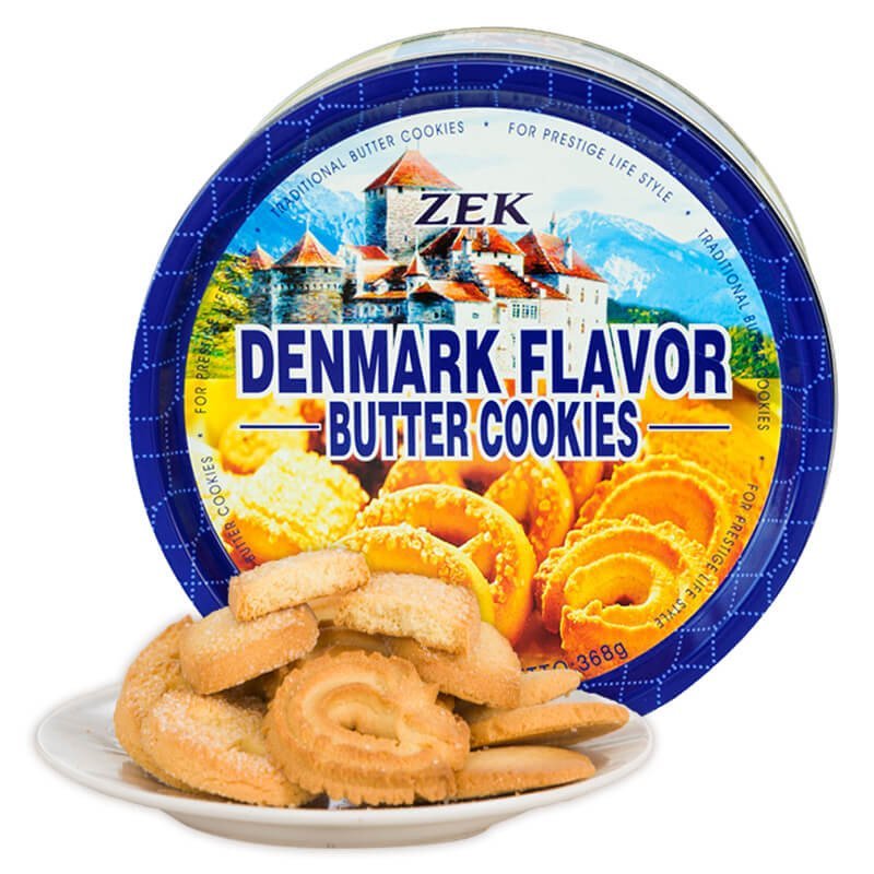 进口曲奇 ZEK黄油曲奇 饼干 丹麦风味曲奇饼干礼盒220g