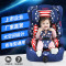 文博仕 加大型儿童安全座椅 宝宝婴儿汽车座椅 9个月-12岁可选配isofix MXZ-EA 尊贵红